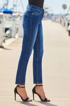 Dark Indigo Super Stretch Slim Leg Jeans -Trendora Shop web 37 s22tk921rd0001 180