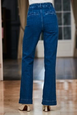 Mid Blue Wide Leg Pocket Detail Jeans -Trendora Shop web 65 a22bd016be0010 s23tk851be0009 087