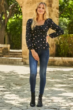 Grace Dark Indigo Skinny Jeans -Trendora Shop web 71 s21tw015 059 1