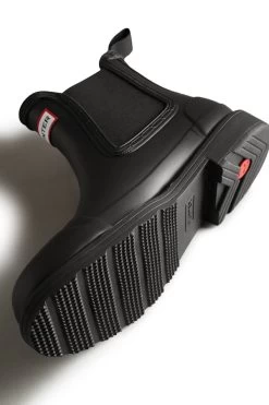 Hunter Original Black Chelsea Boots 7 Hunter Original Black Chelsea Boots -Trendora Shop web 74582 wfs1018rmablk womens commando chelsea boot black 4 original