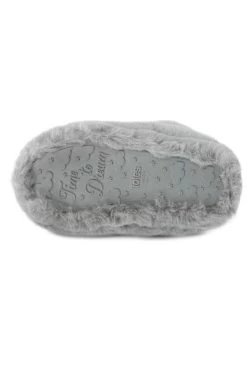 Grey Totes Faux Fur Boot Slippers -Trendora Shop web a23fw104gy0015 6