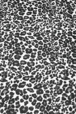 Black & Grey Animal Print Scarf -Trendora Shop web a21ac068bkgy b