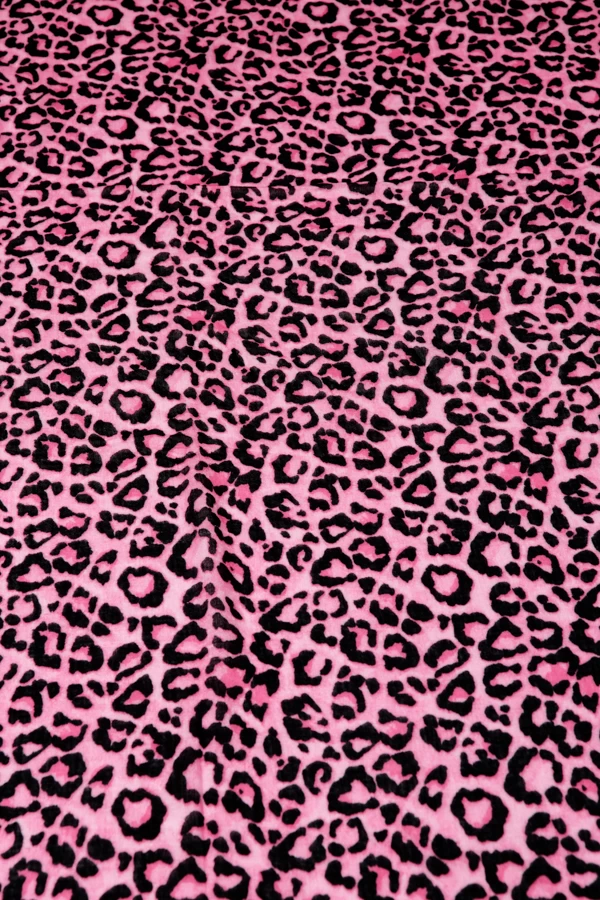 Pink Animal Print Scarf 4 Pink Animal Print Scarf - Image 4