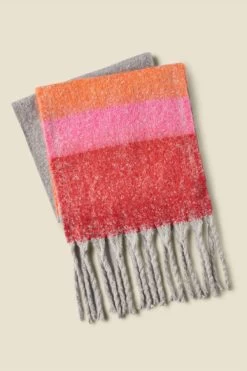 Grey, Pink & Red Ultra Soft Oversized Scarf 11 Grey, Pink & Red Ultra Soft Oversized Scarf -Trendora Shop web a21ac073mi0001