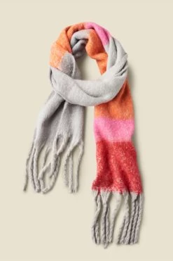 Grey, Pink & Red Ultra Soft Oversized Scarf 10 Grey, Pink & Red Ultra Soft Oversized Scarf -Trendora Shop web a21ac073mi0001 3