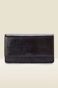 Black Snake Faux Leather Clutch Bag 9 Black Snake Faux Leather Clutch Bag -Trendora Shop web a21ac079 b rt