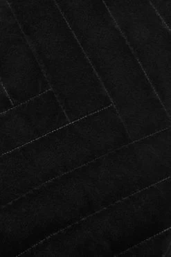 Black Soft Velvet Quilted Tassel Detail Cross Body Bag 10 Black Soft Velvet Quilted Tassel Detail Cross Body Bag -Trendora Shop web a22ac009bk d