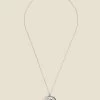 Silver Coin Pendant Necklace