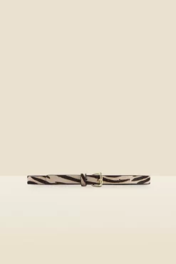 Black Zebra Print Leather Waist Belt -Trendora Shop web a22ac044bkwe b