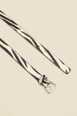 Black Zebra Print Leather Waist Belt -Trendora Shop web a22ac044bkwe c