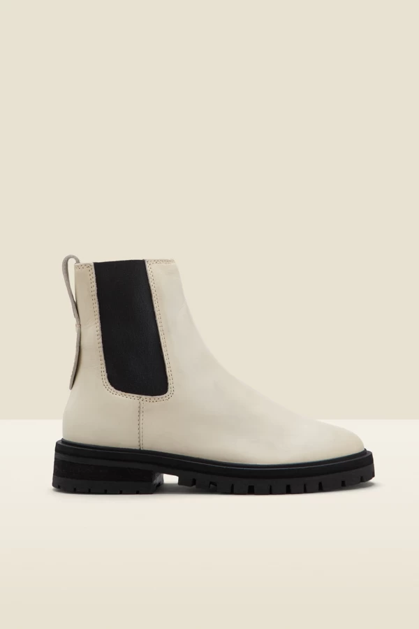 Dita Cream Chunky Sole Leather Chelsea Boot 1 Dita Cream Chunky Sole Leather Chelsea Boot