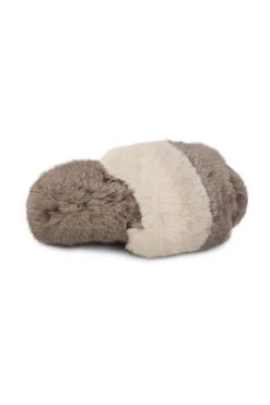 Natural Totes Faux Fur Slider Slippers 12 Natural Totes Faux Fur Slider Slippers -Trendora Shop web a23fw102nl0003 5