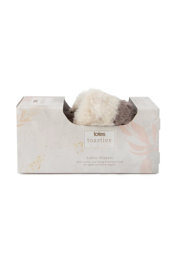 Natural Totes Faux Fur Slider Slippers 8 Natural Totes Faux Fur Slider Slippers - Image 8