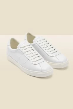 Superga 2843 Club S White Vegan Leather Trainers