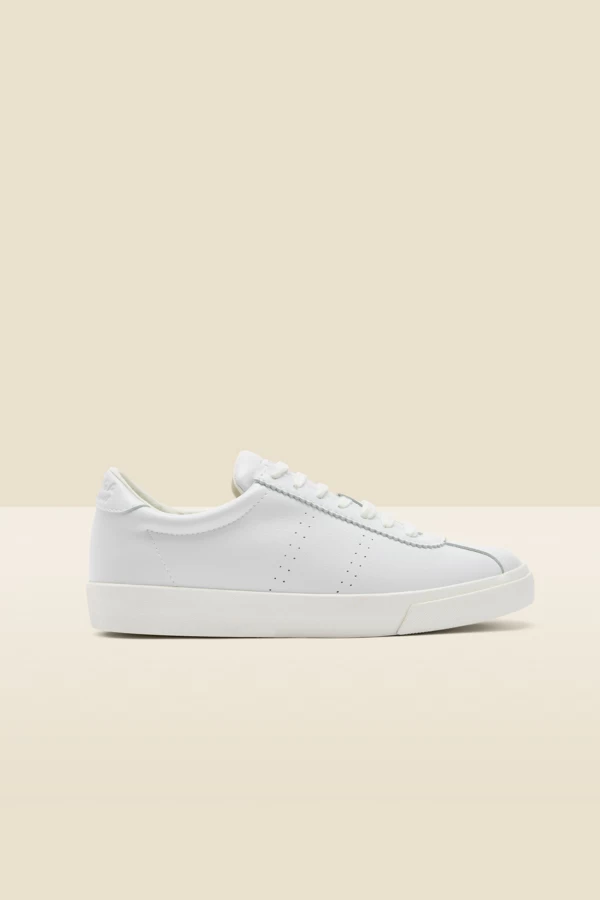 Superga 2843 Club S White Vegan Leather Trainers 2 Superga 2843 Club S White Vegan Leather Trainers - Image 2