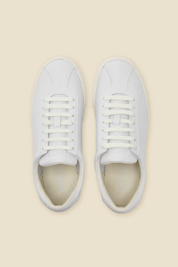 Superga 2843 Club S White Vegan Leather Trainers 3 Superga 2843 Club S White Vegan Leather Trainers - Image 3