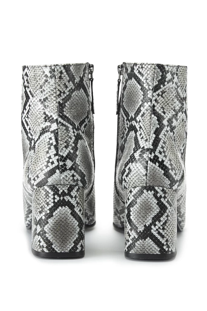Anna Snake Leather Ankle Boot 5 Anna Snake Leather Ankle Boot - Image 5