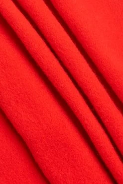 Red Super Soft Wool & Cashmere Blend Scarf -Trendora Shop web sosander red 3